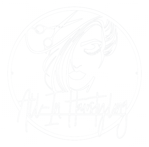 "ALL-IN" Hairstyling logo